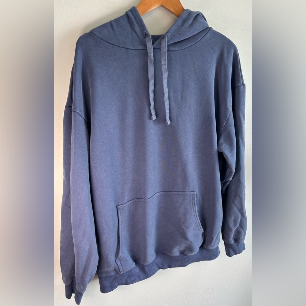 Offline by Aerie Women's Size M Hoodie Pullover Sweater Oversized Flowy Blue EUC - Picture 2 of 8